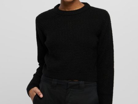 Urban Classics - Short Waffle Black - Pullover Hot on Sale