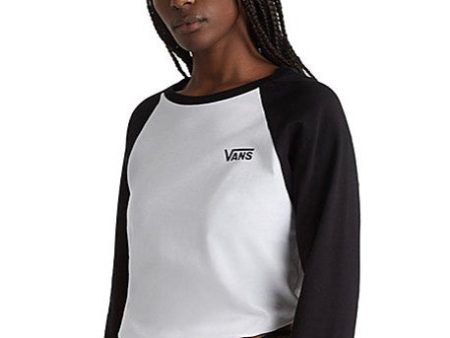 Vans - Flying V Everyday Raglan Black White - Longsleeve Hot on Sale