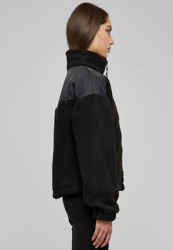 Urban Classics - Sherpa Mix Black - Jacket Hot on Sale