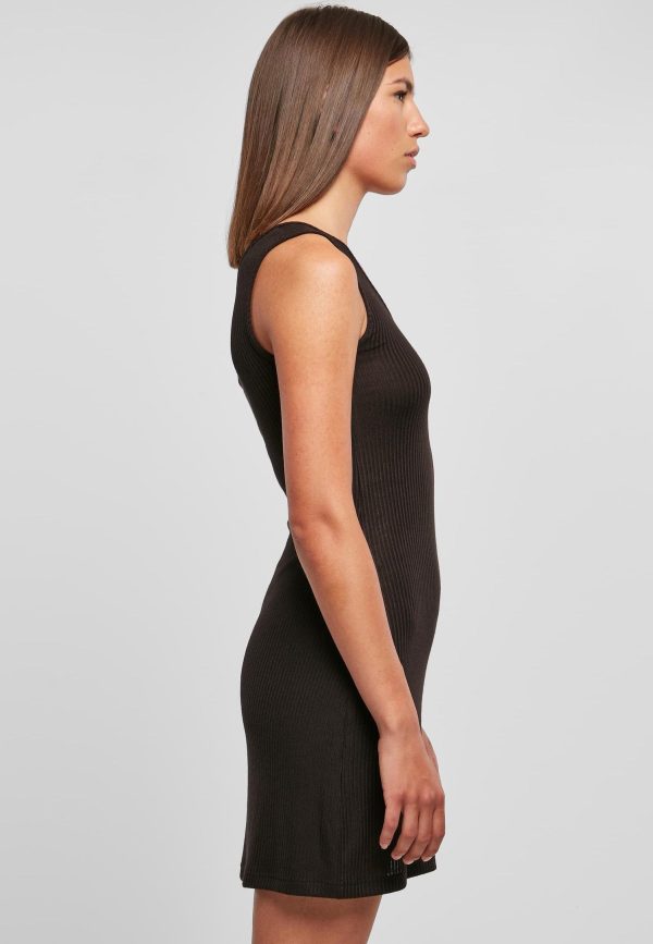 Urban Classics - Ladies Rib One Shoulder Black - Dress Discount