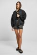 Urban Classics - Ladies Recycled Oversized Light Bomber Black - Jacket Discount