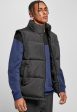 Urban Classics - Block Puffer Black Black - Vest Hot on Sale