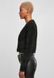 Urban Classics - Ladies Cropped Feather Black - Cardigan Sale