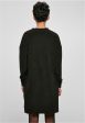 Urban Classics - Ladies Velvet Rib Crew Black - Dress Hot on Sale