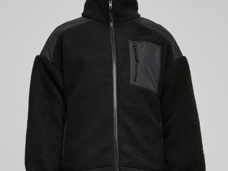 Urban Classics - Sherpa Mix Black - Jacket Hot on Sale