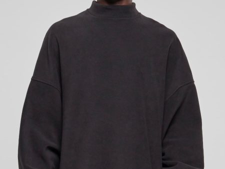 Urban Classics - Oversized Polar Fleece Black - Sweater Online Hot Sale