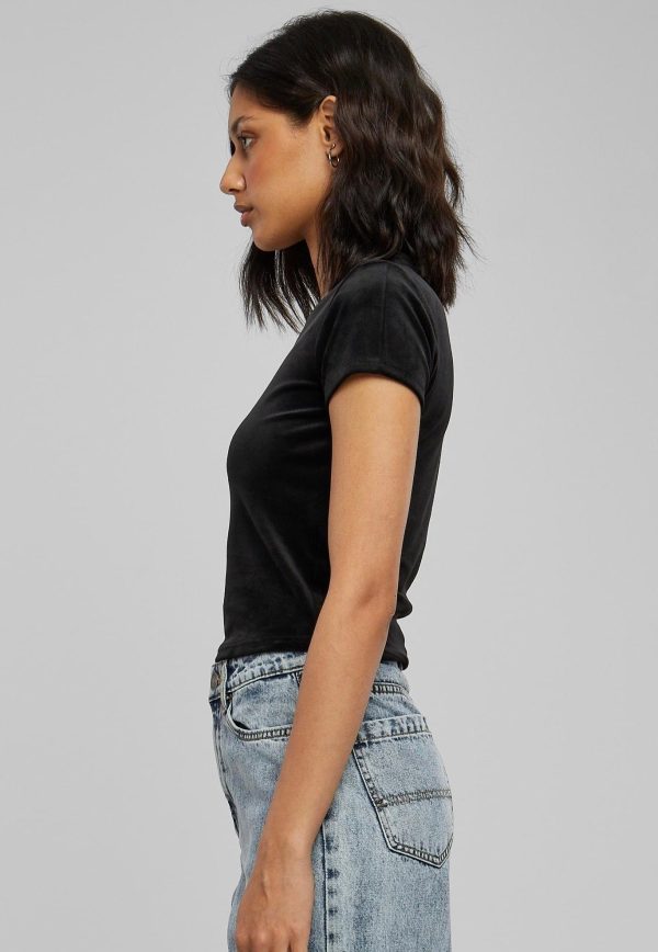 Urban Classics - Short Velvet Black - T-Shirt Discount