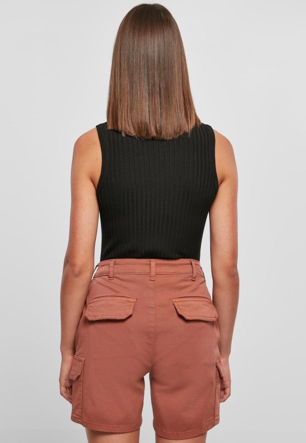 Urban Classics - Ladies Rib Knit Sleevless Black - Body Online Sale