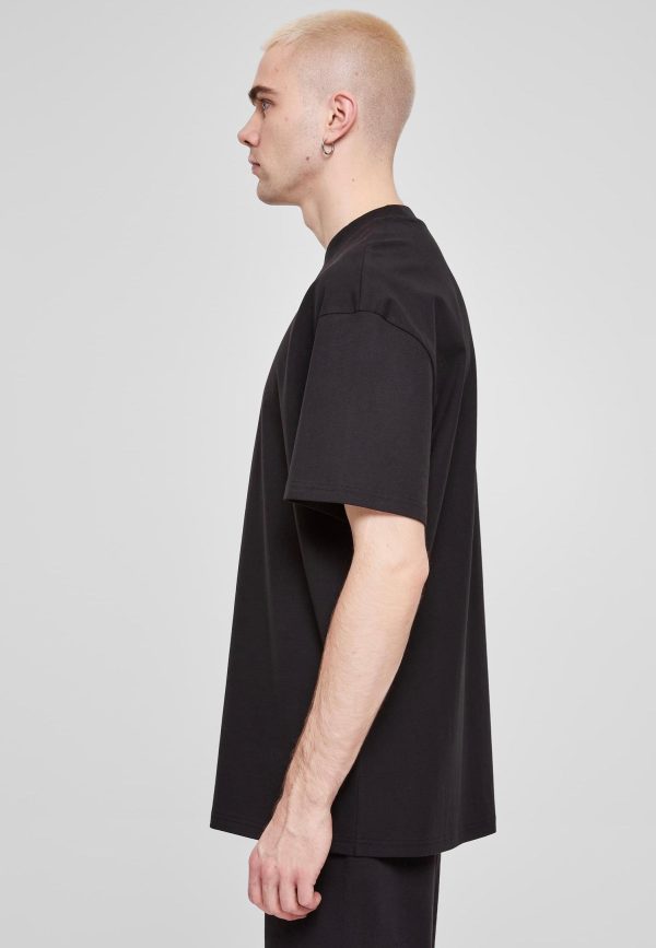 Urban Classics - Oversized Mid Embroidery Black - T-Shirt Online