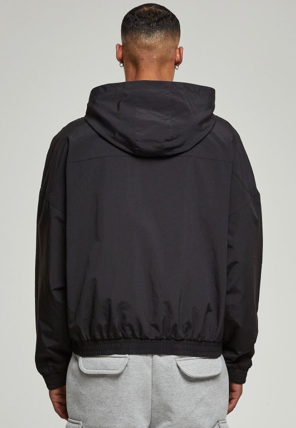 Urban Classics - 90 S Pull Over Black - Jacket on Sale