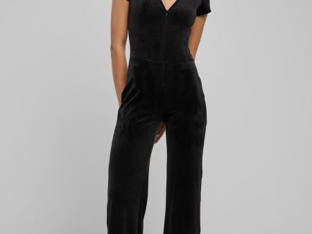 Urban Classics - Velvet Black - Jumpsuit on Sale