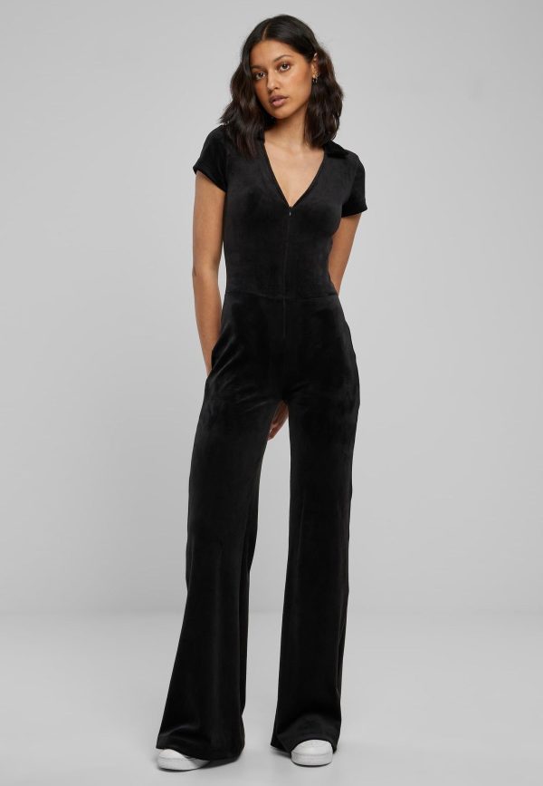 Urban Classics - Velvet Black - Jumpsuit on Sale