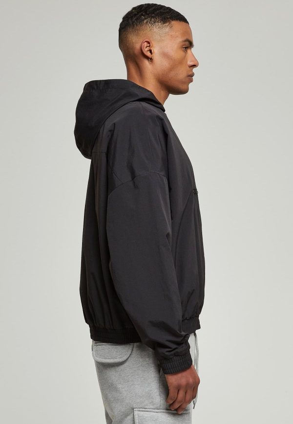 Urban Classics - 90 S Pull Over Black - Jacket on Sale