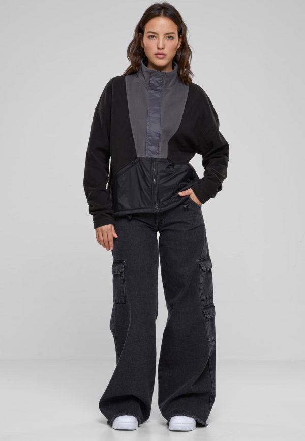 Urban Classics - Ladies Polarfleece Black Darkshadow - Track Jacket Sale